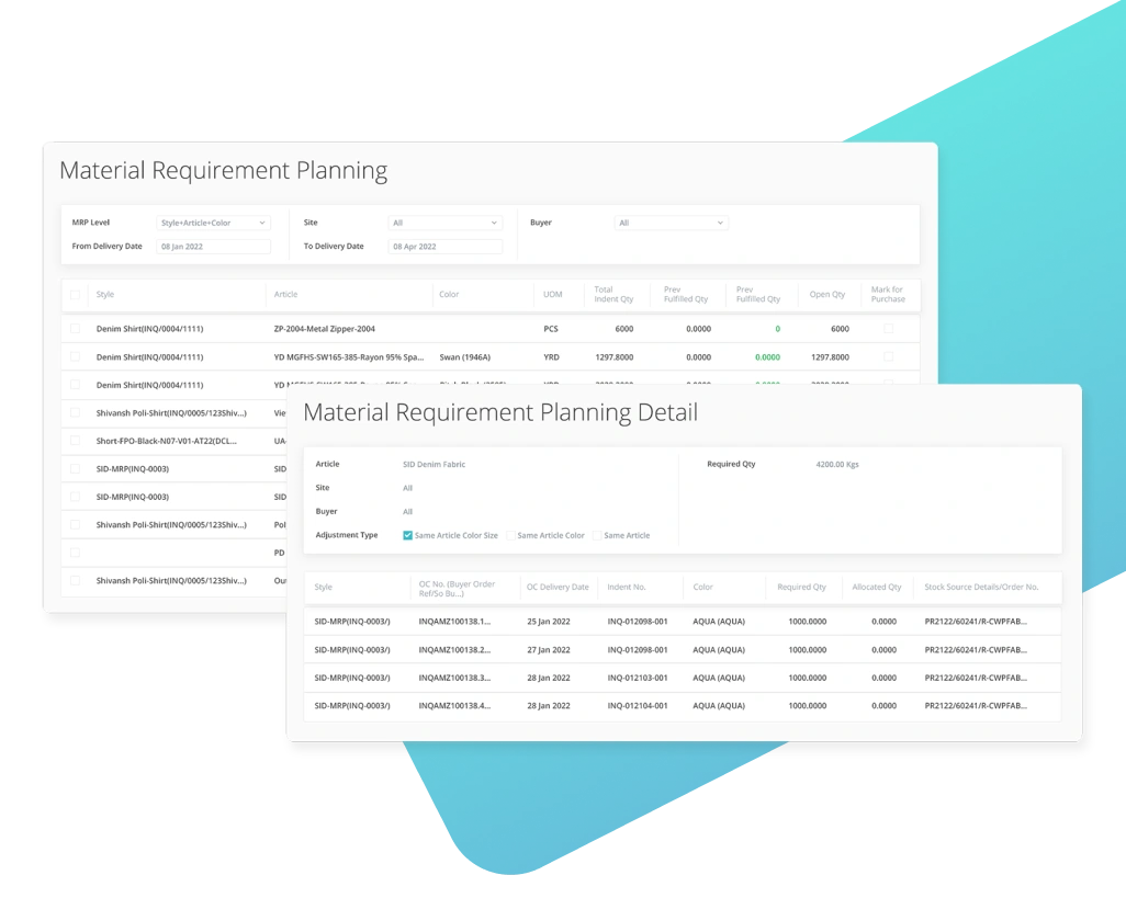 material planning